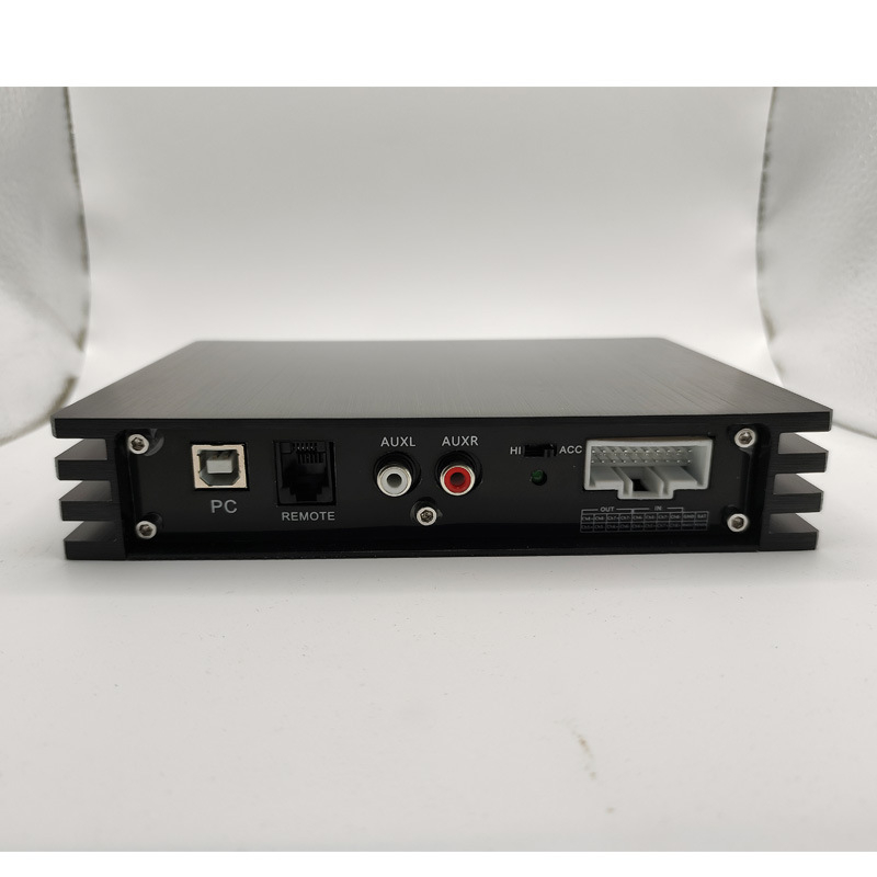 DSP automobilski pojačalo, 4x75W, 12V napajanje, 10-kanalni DSP audio procesor, 31-pasovni EQ