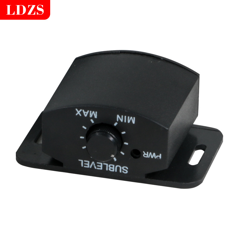 Daljinski upravljač glasnoće za automobil — žični 12V PVC jedinica, univerzalna kompatibilnost, masa 0.1 kg, model: Car amplifier volume remote controller, marka: Ldzs, prilagodba dostupna