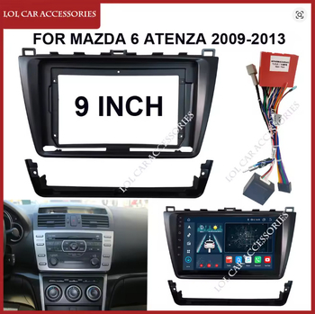 9-inčni Android navigacijski panel okvir za Mazda 6 2009-2013 Ruiyi/Atenza