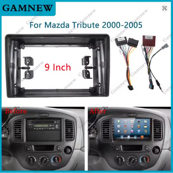 Okvir panela za navigaciju s Android centralnim upravljanjem Mazda Cupid 2000–2005