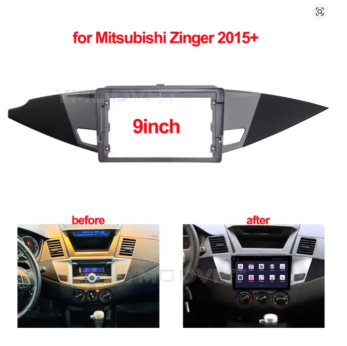 9-inčni Android navigacijski okvir ploče za Mitsubishi Junge (2005-2015)