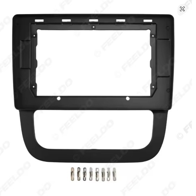 Αντικαταστάσιμο πλαίσιο προσώπου οθόνης πλοήγησης αυτοκινήτου με Android για VW Sagitar 2011, πλαστικό σώμα, 300 g, προέλευση Shenzhen, συμβατό με Sagitar 2011