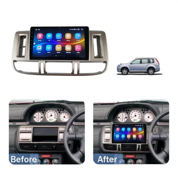 9-inčni okvir prednje ploče navigacije za Nissan X-Trail 2006 – Android središnja kontrola, plastika, 300 g, porijeklo: Dongguan