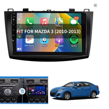 Navigacijski okvir zaslona s Android centralnom kontrolom za Mazda 3 2010-2013 Star