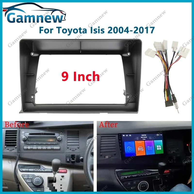 9-inčni Android navigacijski okvir za Toyota Isis (2004–2017), okvir središnje konzole