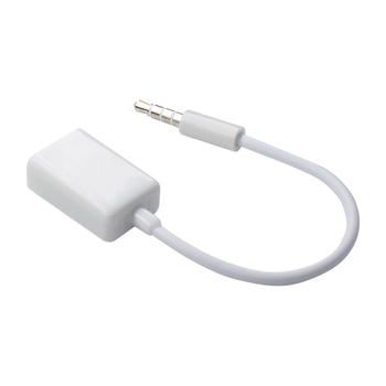 Automobilski AUX audio kabel USB na 3,5 mm, bakar, težina 0,012 kg, univerzalni 3,5 mm AUX priključak