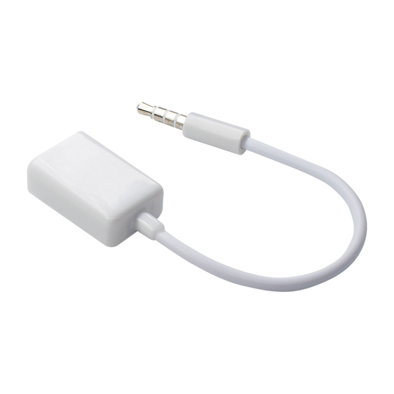 Automobilski AUX audio kabel USB na 3,5 mm, bakar, težina 0,012 kg, univerzalni 3,5 mm AUX priključak