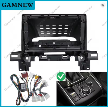 Ramă panou navigație Android pentru Mazda CX-5 2018, Ma-37, material Shuo plastic, greutate 300 g