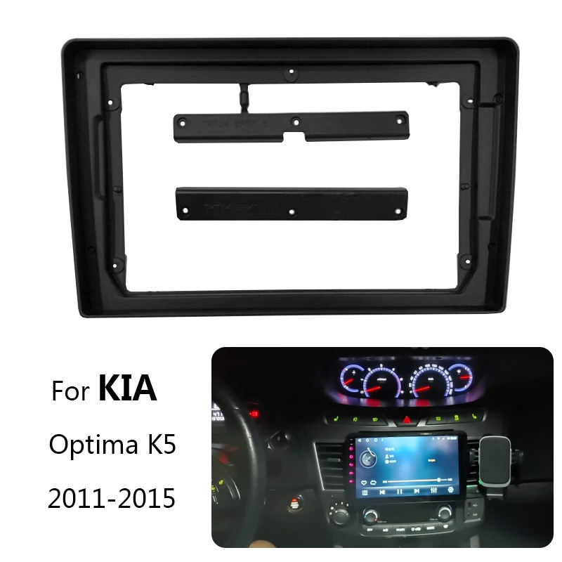 Ramă pentru panoul central Kia K5 2014, navigare Android, din plastic, 300 g