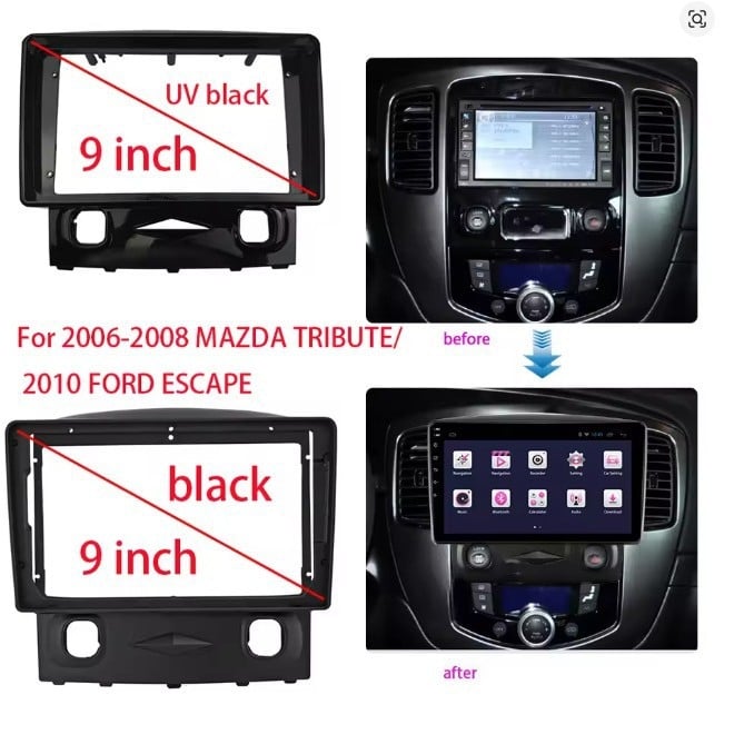 Android 9-inčni navigacijski okvir za Mazda Cupid (2006–2008) i Ford Escape (2010)