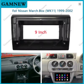 Ramă față Android pentru Nissan March Box WK11 (1999–2002) – plastic, 300 g, personalizare: Da, compatibil WK11