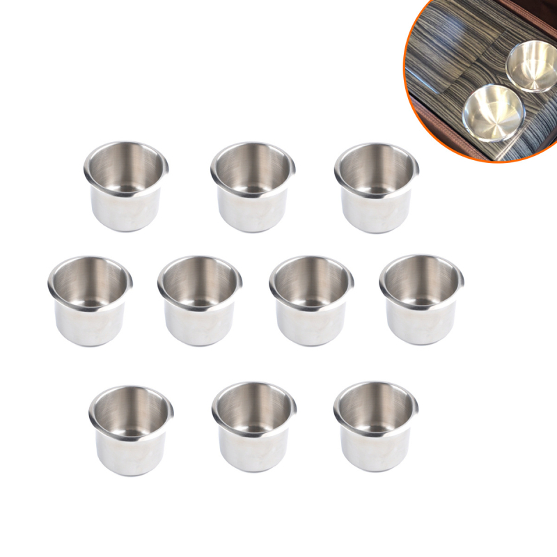 Ανοξείδωτες ποτηροθήκες για RV, γιοτ και πλοία (ήχος/βίντεο) - σετ 10 τεμάχια