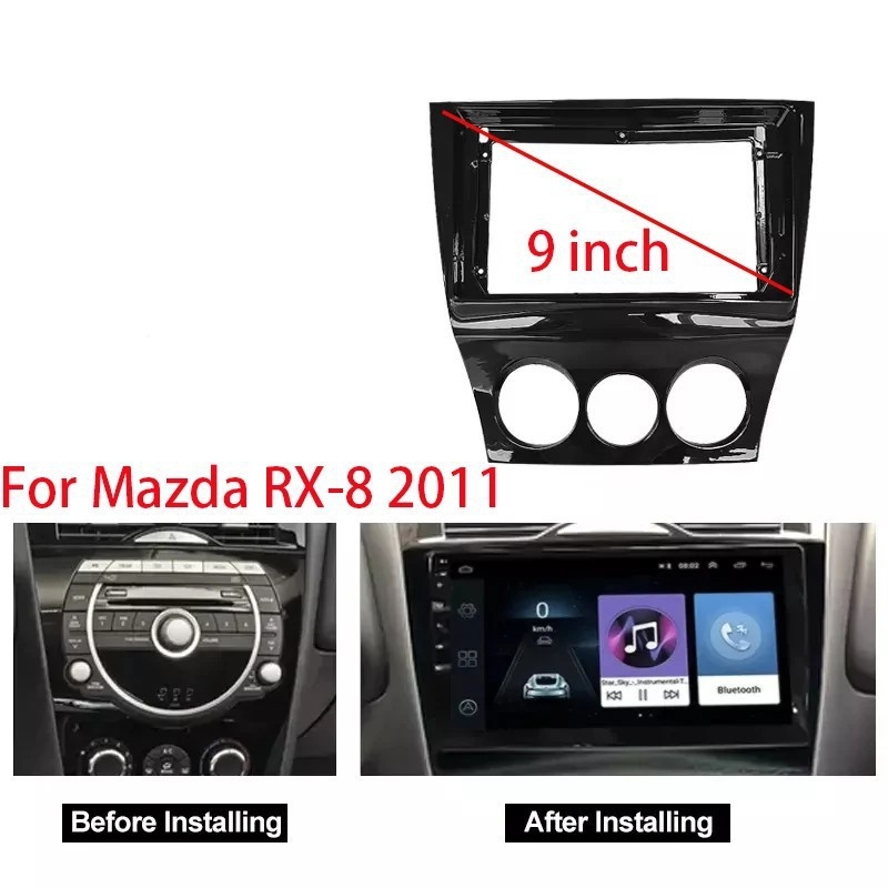 9-inčni Android navigacijski okvir za Mazda RX-8 2011
