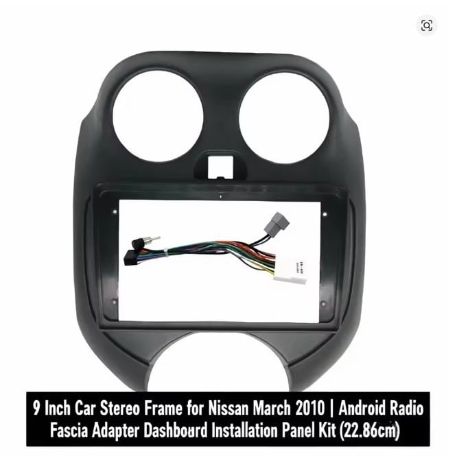 Android navigacijski okvir za automobil (Materijal: Plastika; Težina: 300 g; Kompatibilno s Nissan March 2010; Modifikacija zvuka)