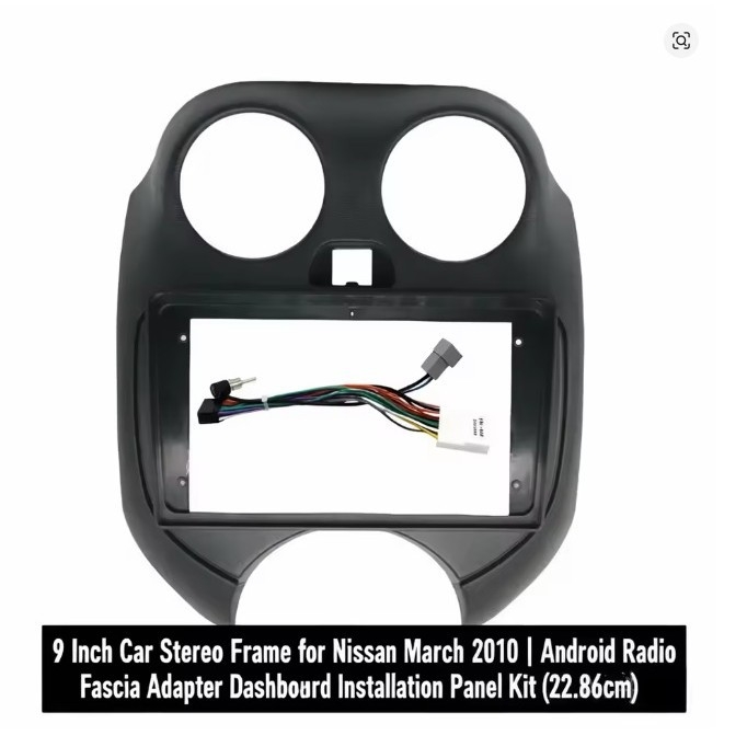 Android navigacijski okvir za automobil (Materijal: Plastika; Težina: 300 g; Kompatibilno s Nissan March 2010; Modifikacija zvuka)