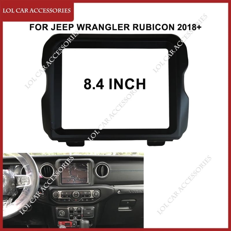 Android navigacijski okvir od 8,4 inča za Jeep Wrangler 2018 – okvir središnje konzole