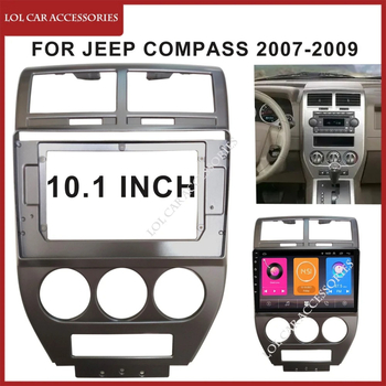 Android központi navigációs keret Jeep Compass 2007-2009-hez (Anyag: műanyag | Modell: COMPASS | Tömeg: 300 g | Kompatibilis: Jeep Compass 2007-2009)