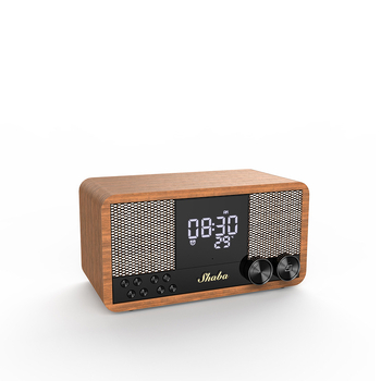 Bluetooth zvučnik s FM radiom i budilicom, Bluetooth 5.1, izlazna snaga 5W, ugrađena baterija 1200–2000 mAh, frekvencijski odziv 60 Hz–15 kHz