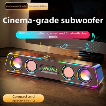 Datora skaļruņi 2.1 ar USB un 3,5 mm līnijas ieeju, jauda 3W×2, frekvenču diapazons 60 Hz–15 kHz, SNR ≥70 dB