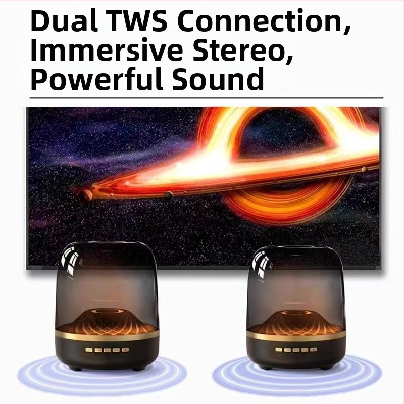 Bezdrôtový Bluetooth reproduktor pre stolné a domáce použitie — Bluetooth 5.0, 5 W, 100 Hz–20 kHz, SNR ≥75 dB, vstavaná batéria 300–500 mAh