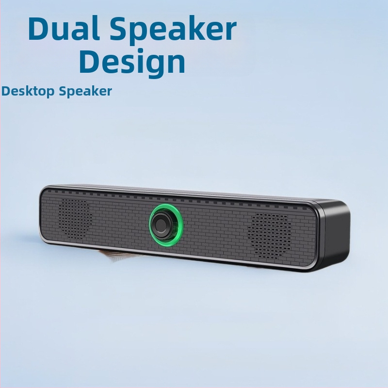 Datoru skaļruņi ar USB kabeli, galda, divkanālu 2.0, 3W, 40Hz–20kHz, 3,5 mm audio ligzda