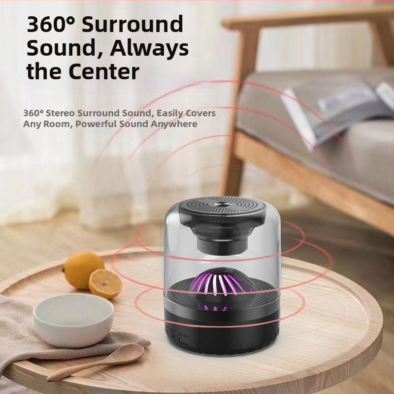 Bezdrôtový Bluetooth reproduktor s Hi‑Fi zvukom, Bluetooth 5.3, výstup 3 W, rozsah frekvencií 100 Hz–20 kHz, slot na kartu, vstavaná batéria 500–800 mAh