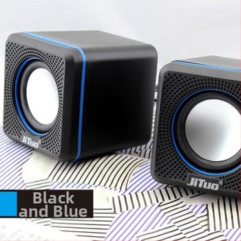 JT2600 klēpjdatora skaļrunis ar USB un 3,5 mm audio savienojumu, stereo 2.0, frekvenču diapazons 40 Hz–20 kHz