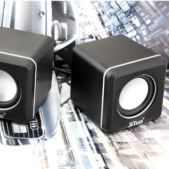 JT2600 klēpjdatora skaļrunis ar USB un 3,5 mm audio savienojumu, stereo 2.0, frekvenču diapazons 40 Hz–20 kHz