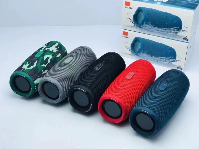 CXW Charge5 Bluetooth zvučnik s utorom za karticu, 20W izlaz, BT 5.0, IPX2 vodootporan, Ugrađena baterija 1200–2000mAh