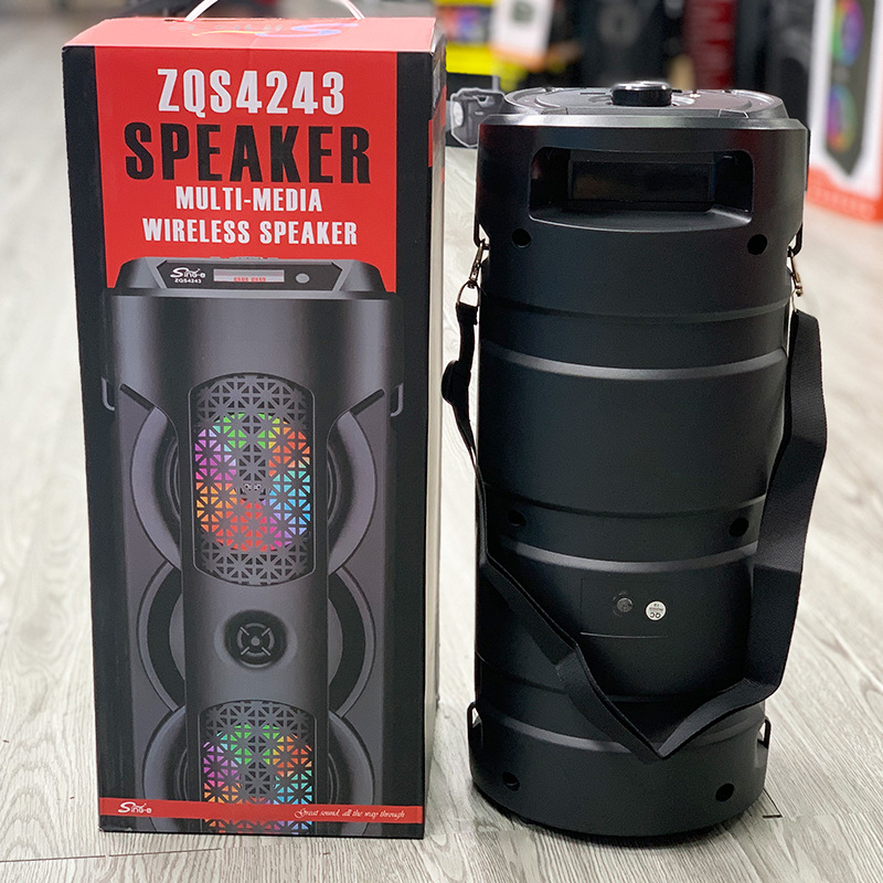 Boxă Bluetooth duală compactă cu slot pentru card, Bluetooth 5.0, 100 Hz–20 kHz, putere până la 20 W, baterie încorporată 1200–2000 mAh