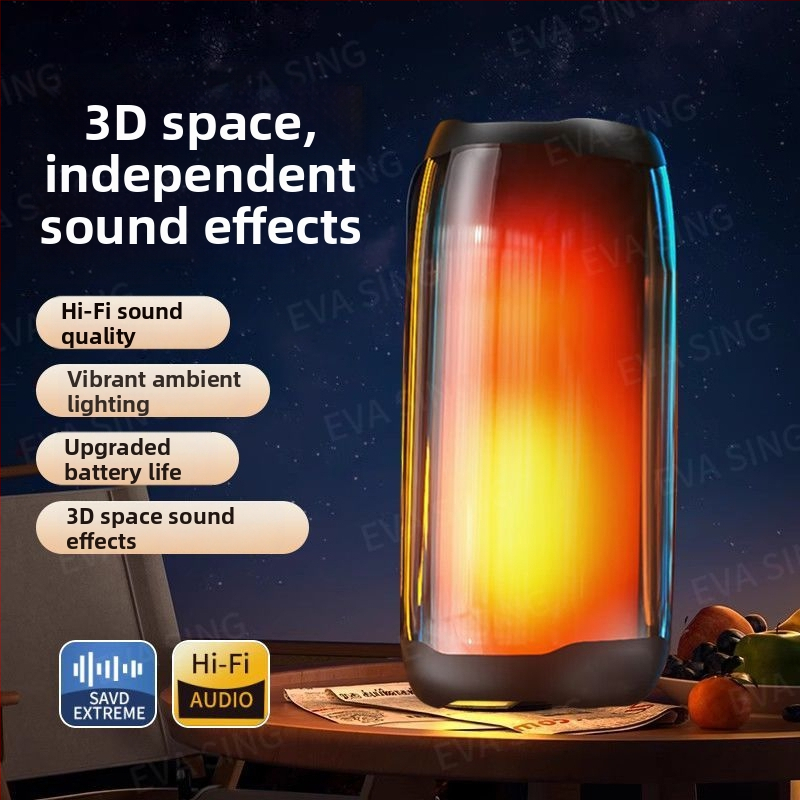 Bluetooth ηχείο με Berlin Sound, ασύρματο, γυάλινο φινίρισμα, για οικιακή και εξωτερική χρήση