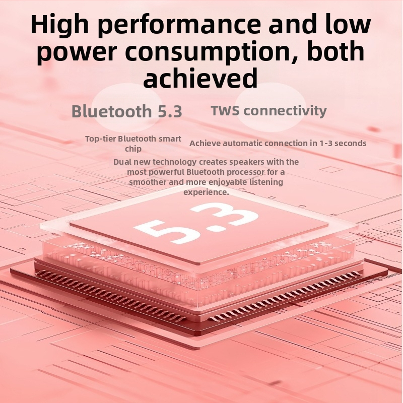 Bluetooth kubický reproduktor — 5W výstup, vstavaná batéria 500–800 mAh, Bluetooth 5.3, frekvenčný rozsah 100 Hz–20 kHz, dosah 10 m