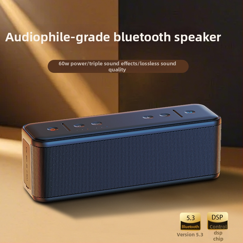 Bluetooth zvučnik snažan bas, IPX7 vodootporan, 60W, Bluetooth 5.3, ugrađena baterija 4000–6000mAh, raspon frekvencija 20Hz–20kHz