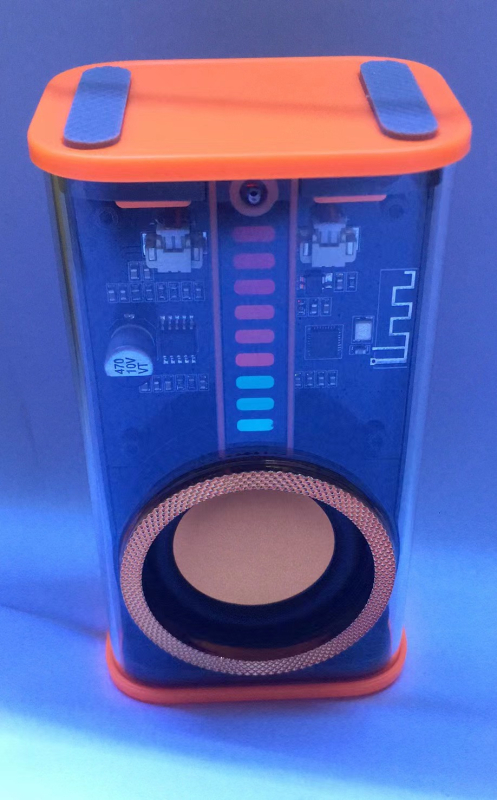 Bluetooth hangszóró IPX7 vízálló, 5W teljesítmény, Bluetooth 5.0, beépített akkumulátor 500–800 mAh, frekvenciatartomány 30 Hz–15 kHz