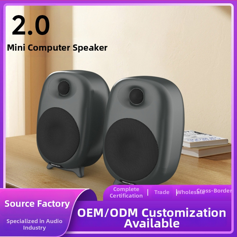 Desktopové počítačové reproduktory s subwooferom, Bluetooth 5.3, 60W, 4 reproduktory, 40 Hz–20 kHz, SNR ≥85 dB