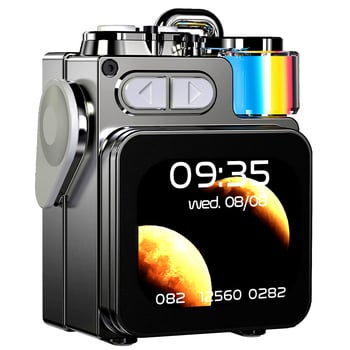 Newman hordozható kültéri Bluetooth hangszóró dalszövegek kijelzővel, beépített mikrofonnal és subwooferrel - Bluetooth 5.3, IPX6, 5W, 10 m hatótáv, beépített akkumulátor 500–800 mAh