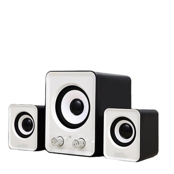 Jituo 202 USB difuzoare pentru calculator 2.1 cu jack de 3,5 mm – sistem mini de birou