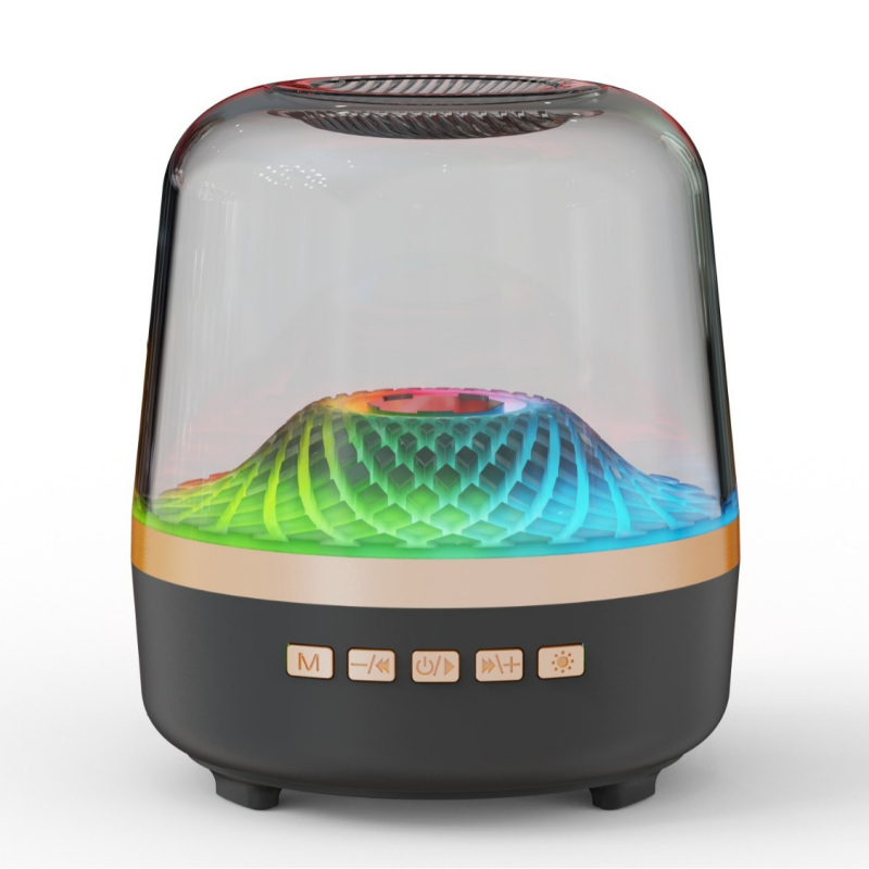 Neutral Glass Bluetooth stolni subwoofer – 5W, Bluetooth 5.3, 100Hz-20kHz, SNR ≥70dB, Ugrađena baterija 500–800mAh