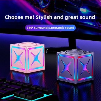 Bluetooth преносима мини колонка с високо качество на звука, 5W, Bluetooth 5.3, честотен диапазон 100 Hz–20 kHz, SNR ≥60 dB, обхват до 10 m.