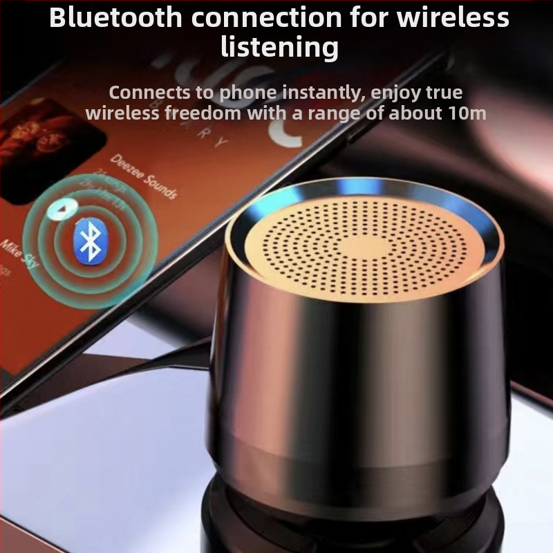 Bezdrôtový prenosný Bluetooth reproduktor s mini subwooferom, exteriérové použitie, IPX4 vodotesnosť, vstavaná 1200–2000 mAh batéria, frekvenčný rozsah 40 Hz–20 kHz, SNR ≥100 dB