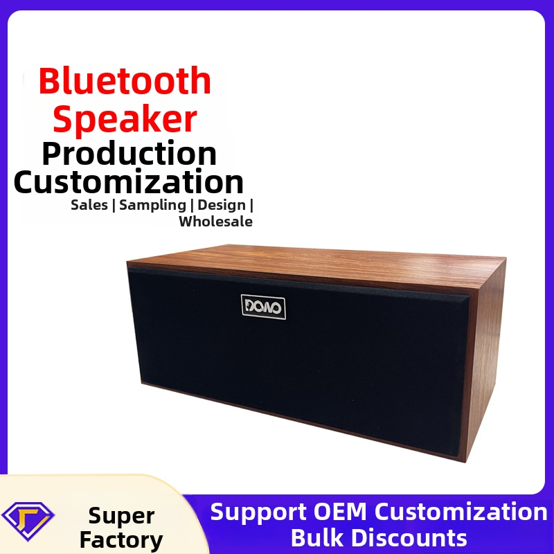Drveni Bluetooth stolni zvučnik, 30W, Bluetooth 5.3, domet 10m, 100 Hz-20 kHz, ugrađena baterija 2000-4000 mAh