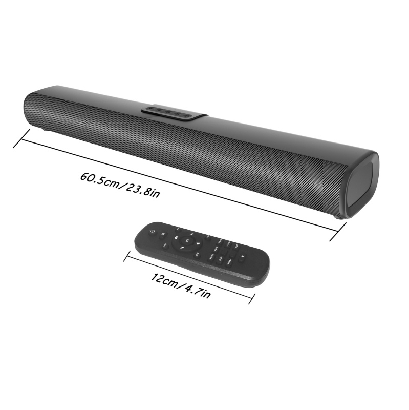 Zvučna traka za TV Bluetooth 5.0, 30W, 80 Hz–16 kHz, SNR ≥75 dB, domet 10 m