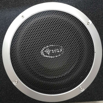 SYZX YD-1508 aktīvs kvadrātveida zemfrekvences skaļrunis, koka un metāla korpuss, universāla saderība, 12V