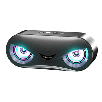 M6 Bluetooth zvučnik s LED osvjetljenjem, 10W, ugrađena baterija 2000–4000 mAh, Bluetooth 5.0, 100 Hz–20 kHz, 2 zvučnika, TF kartica i hands-free pozivi