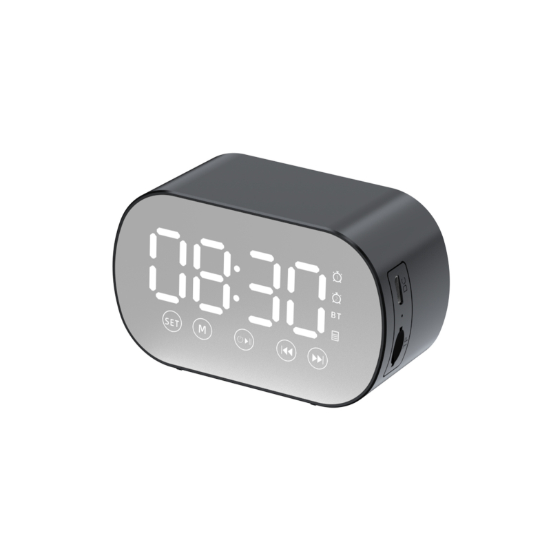 Bluetooth zvučnik s budilicom, ugrađena baterija 500-800 mAh, 10 W, frekvencijski raspon 30 Hz-15 kHz, SNR < 60 dB