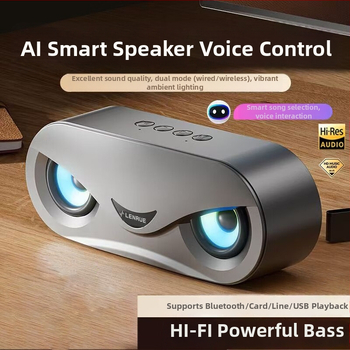Bluetooth zvučnik M6 s ugrađenim basom, AI pametni bežični mini zvučnik, USB napajanje, 5W, 60Hz-15kHz, SNR ≥70dB