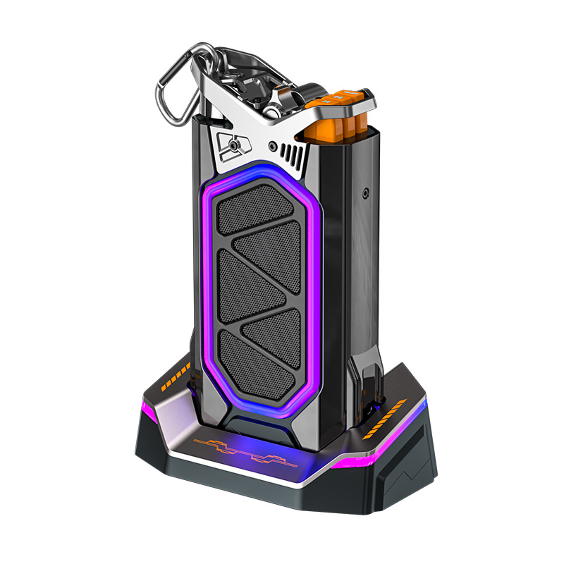 Difuzor Bluetooth desktop pentru karaoke cu baterie încorporată – Bluetooth 5.3; putere totală 20W; bandă de 100 Hz-20 kHz; SNR ≥70 dB; baterie încorporată 300–500 mAh