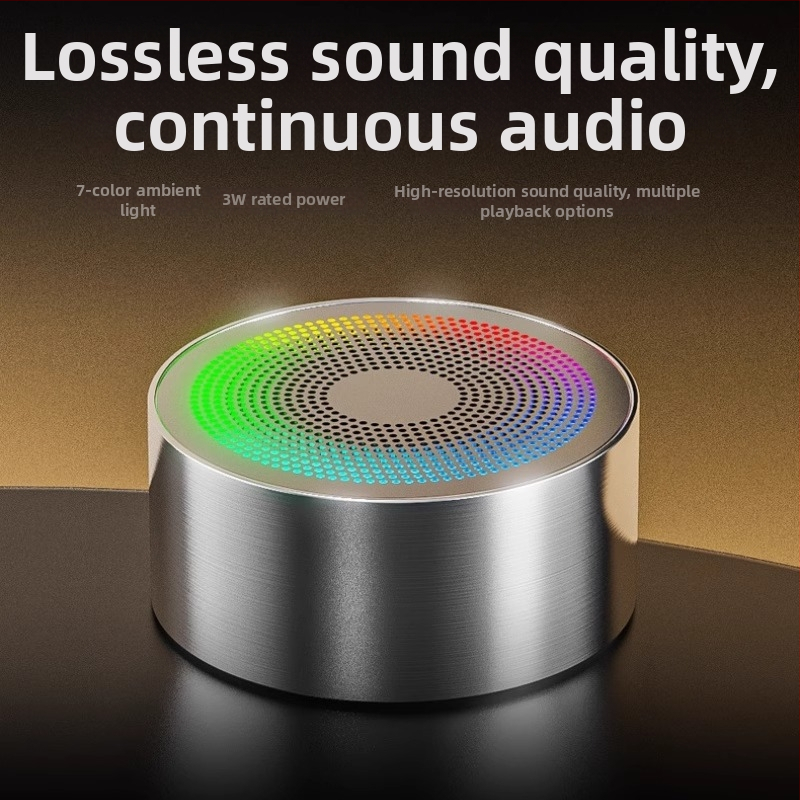 Bezdrôtový Bluetooth reproduktor do exteriéru, kompaktný mini, 10W, Bluetooth 5.0, 20 Hz-20 kHz, SNR ≥70 dB, vstavaná batéria 300-500 mAh, dosah 10 m