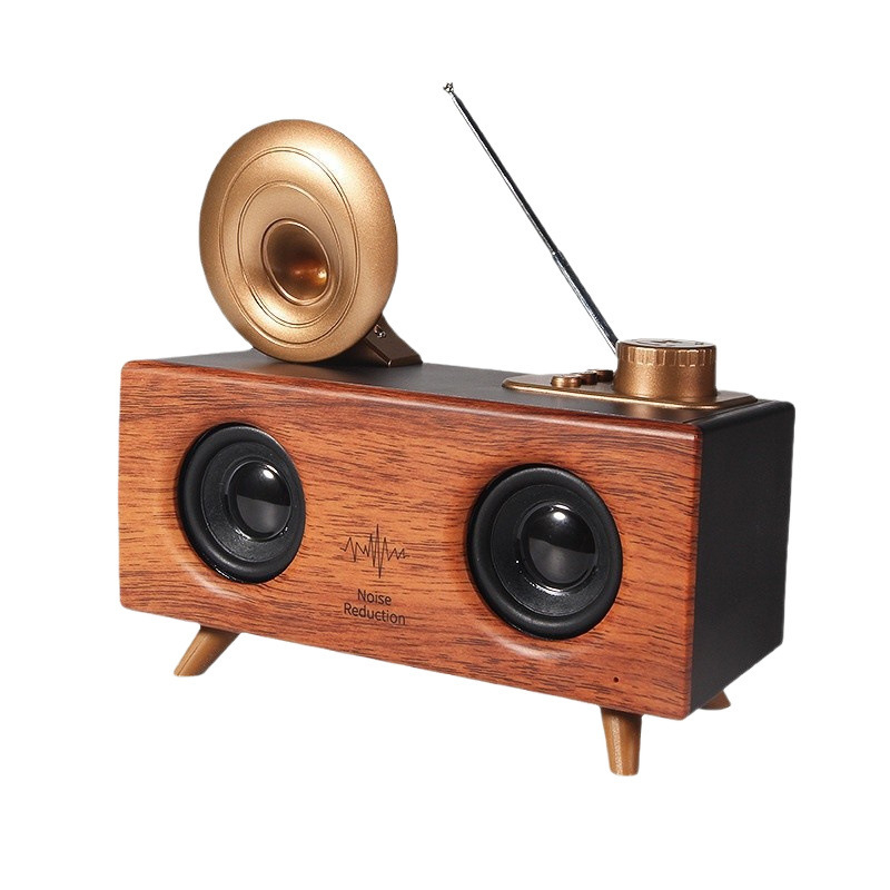 Bežični Bluetooth zvučnik sa subwooferom, utor za karticu, IPX7 vodootpornost, 5W izlaz, 3,5 mm ulaz