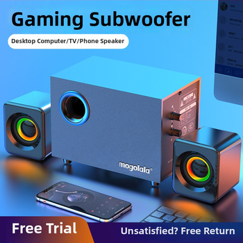 Datoru skaļrunis Q9 ar USB ieeju, 3.5 mm audio ligzdu, Bluetooth 4.0, 11W jauda, bezvadu darbības diapazons līdz 10 m